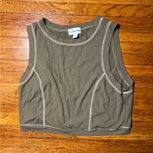 Green Crop Tank